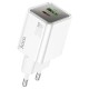 Мережевий зарядний пристрій HOCO N46 Glorious PD charger 20W White