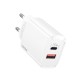 Мережевий зарядний пристрій USAMS T35 US-CC121 Fast charger 20W White