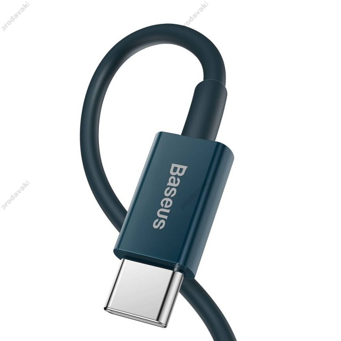 PD кабель Baseus Superior Series Fast Charging Data Cable Type-C to Lightning PD 20W 2m Blue CATLYS-C03