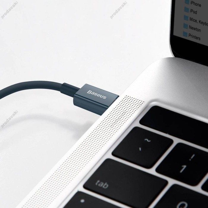 PD кабель Baseus Superior Series Fast Charging Data Cable Type-C to Lightning PD 20W 2m Blue CATLYS-C03