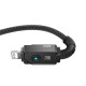 PD кабель Baseus Unbreakable Series Fast Charging Type-C to Lightning 20W 1m Black P10355803111-00