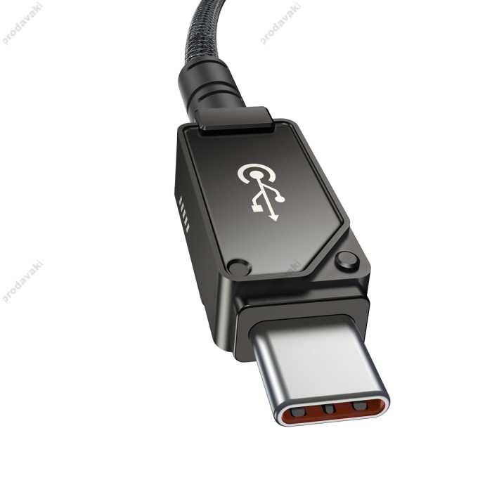 PD кабель Baseus Unbreakable Series Fast Charging Type-C to Lightning 20W 1m Black P10355803111-00