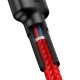 Кабель Baseus Cafule Series Flash charge Data Cable Type-C to Type-C PD2.0 60W 1m Red CATKLF-G09