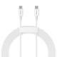 Кабель Baseus Superior Series Fast Charging Data Cable Type-C to Type-C 100W 5A 2m White CATYS-C02