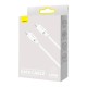 Кабель Baseus Superior Series Fast Charging Data Cable Type-C to Type-C 100W 5A 2m White CATYS-C02