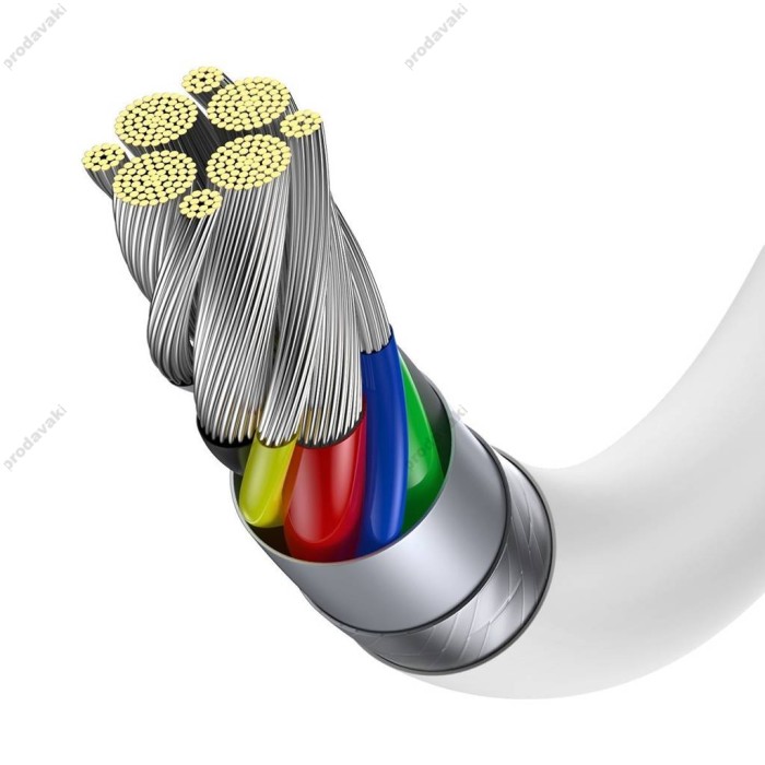 Кабель Baseus Superior Series Fast Charging Data Cable Type-C to Type-C 100W 5A 2m White CATYS-C02