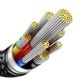 Кабель Baseus Tungsten Gold Fast Charging Type-C to Type-C 240W 5A 1m Black CAWJ040001
