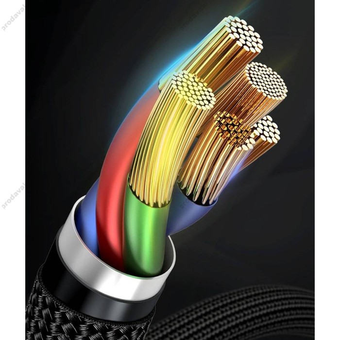 PD Кабель Baseus Cafule Cable Type-C to Lightning PD 20W 1m black-grey (CATLKLF-G1)
