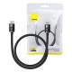 Кабель Baseus High Definition Series Adapter Cable DP to DP 8K 1.5m Black B00633706111-01