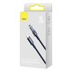 USB PD кабель Baseus Explorer Series Auto Power-Off Type-C для IP Lightning 20W 1m Blue CATS000003