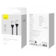 PD Кабель Baseus CoolPlay Series Fast Charging Cable Type-C to Lightning 20W 2m Black CAKW00010