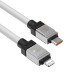 PD Кабель Baseus CoolPlay Series Fast Charging Cable Type-C to Lightning 20W 2m White CAKW000102