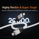 PD Кабель Baseus CoolPlay Series Fast Charging Cable Type-C to Lightning 20W 2m White CAKW000102