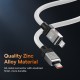 PD Кабель Baseus CoolPlay Series Fast Charging Cable Type-C to Lightning 20W 2m White CAKW000102