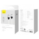 PD Кабель Baseus CoolPlay Series Fast Charging Cable Type-C to Lightning 20W 2m White CAKW000102