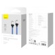 PD Кабель Baseus CoolPlay Series Fast Charging Cable Type-C to Lightning 20W 2m Blue CAKW000103