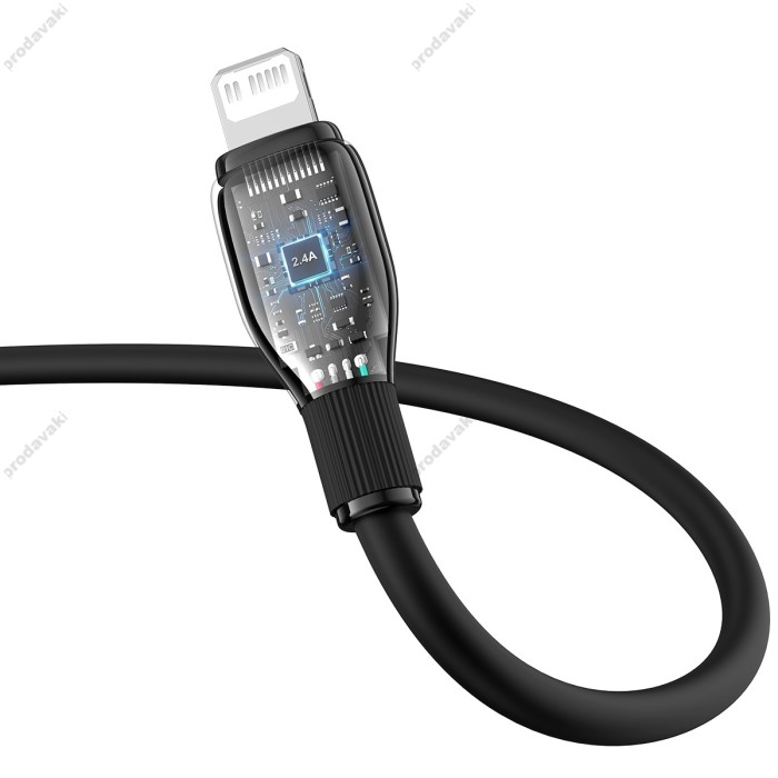 PD Кабель Baseus Pudding Series Fast Charging Cable Type-C to Lightning 20W 1.2m Black P10355701111-00
