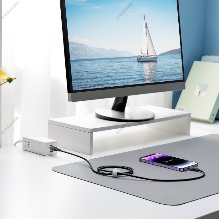 PD Кабель Baseus Pudding Series Fast Charging Cable Type-C to Lightning 20W 1.2m Blue P10355701311-00