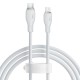 PD Кабель Baseus Pudding Series Fast Charging Cable Type-C to Lightning 20W 2m White P10355701221-01
