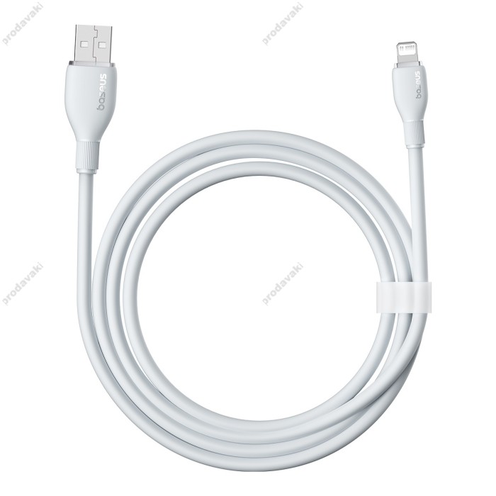 PD Кабель Baseus Pudding Series Fast Charging Cable Type-C to Lightning 20W 1.2m White P10355701221-00