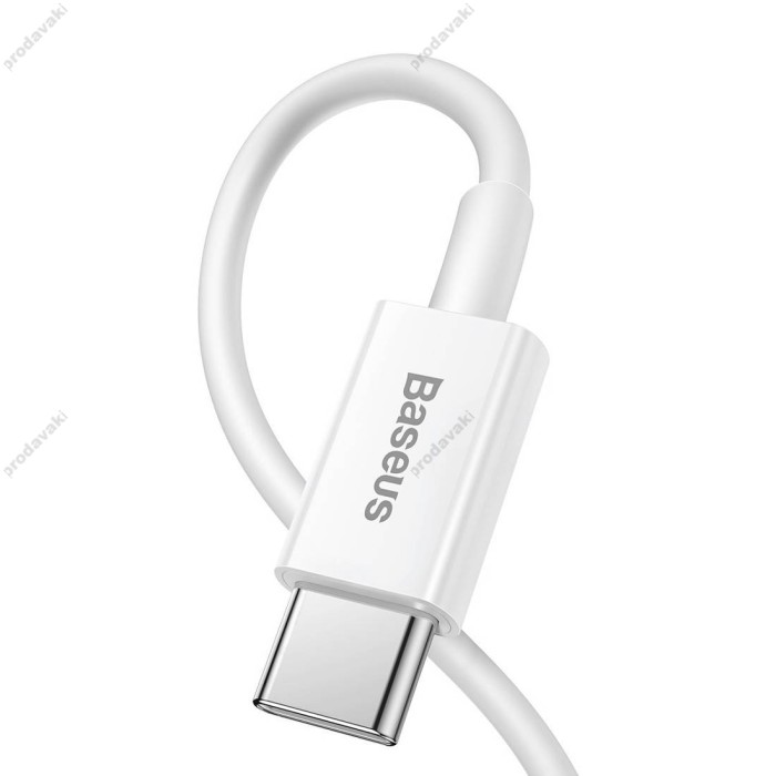 PD кабель Baseus Superior Series Fast Charging Data Cable Type-C to Lightning PD 20W 2m White CATLYS-C02