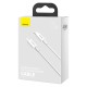 PD кабель Baseus Superior Series Fast Charging Data Cable Type-C to Lightning PD 20W 2m White CATLYS-C02
