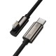 PD Кабель Baseus Legend Series Elbow Fast Charging Data Cable Type-C to iP PD 20W 1m Black CATLCS-01