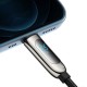 PD Кабель Baseus Display Fast Charging Data Cable Type-C to Lightning 20W 2m Black CATLSK-A01