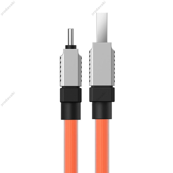 Кабель Baseus CoolPlay Series Fast Charging Cable USB to Type-C 100W 6A 2m Orange CAKW000707