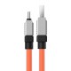 Кабель Baseus CoolPlay Series Fast Charging Cable USB to Type-C 100W 6A 2m Orange CAKW000707