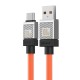 Кабель Baseus CoolPlay Series Fast Charging Cable USB to Type-C 100W 6A 2m Orange CAKW000707