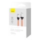Кабель Baseus CoolPlay Series Fast Charging Cable USB to Type-C 100W 6A 2m Orange CAKW000707