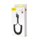 Кабель Baseus Fish Eye Spring Data USB to Type-C 2A 1m Black CATSR-01
