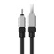 Кабель Baseus CoolPlay Series Fast Charging Cable USB to Type-C 100W 6A 1m Black CAKW000601