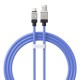 Кабель Baseus CoolPlay Series Fast Charging Cable USB to Type-C 100W 6A 2m Blue CAKW000703