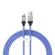 Кабель Baseus CoolPlay Series Fast Charging Cable USB to Type-C 100W 6A 2m Blue CAKW000703