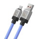 Кабель Baseus CoolPlay Series Fast Charging Cable USB to Type-C 100W 6A 2m Blue CAKW000703