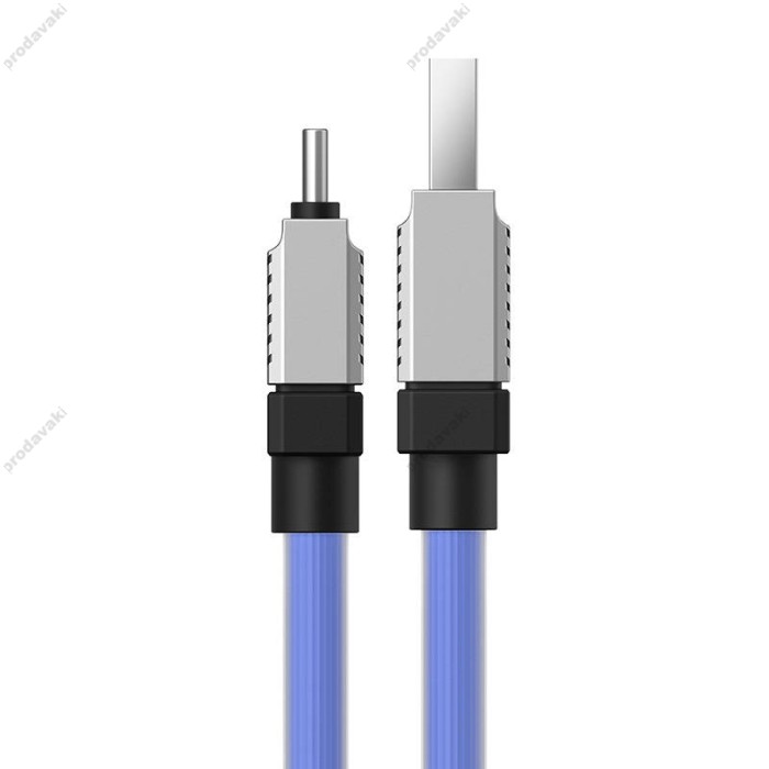 Кабель Baseus CoolPlay Series Fast Charging Cable USB to Type-C 100W 6A 2m Blue CAKW000703