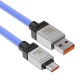 Кабель Baseus CoolPlay Series Fast Charging Cable USB to Type-C 100W 6A 2m Blue CAKW000703