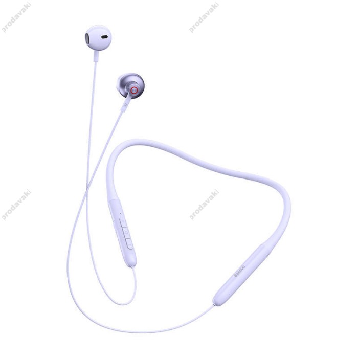 Бездротові навушники Bluetooth Baseus Bowie P1 Neckband Wireless Earphones BT 5.2 Purple NGPB000105
