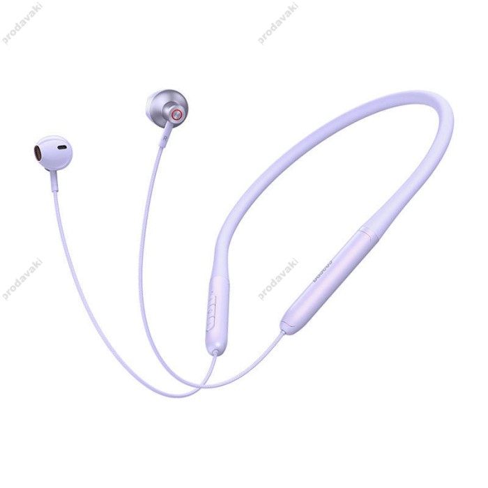 Бездротові навушники Bluetooth Baseus Bowie P1 Neckband Wireless Earphones BT 5.2 Purple NGPB000105