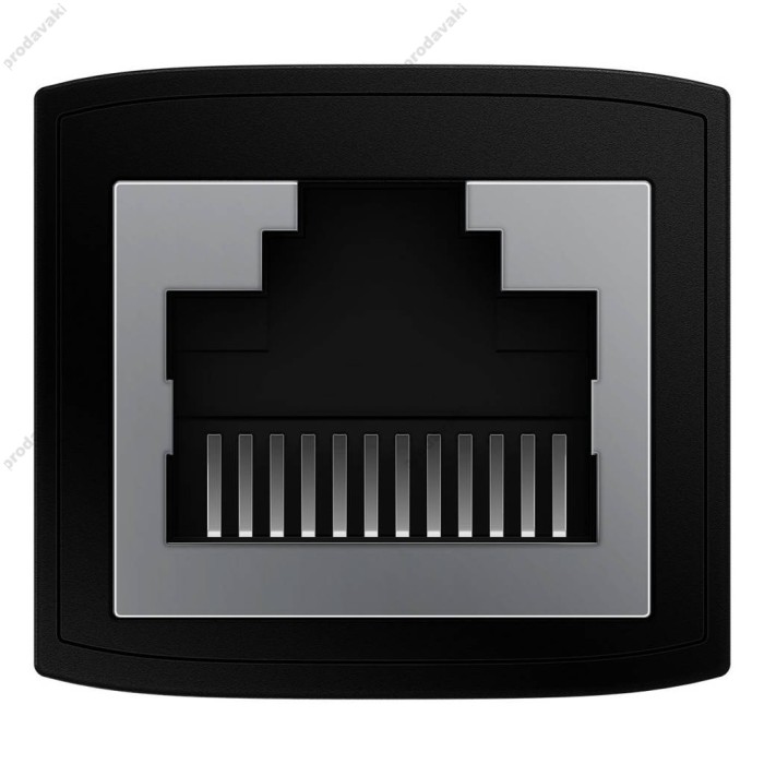 Конектор RJ45 Baseus AirJoy Series Network Cable Connector 2шт Black (B00131100111-00)