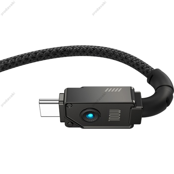 Кабель Baseus Unbreakable Series Fast Charging USB to Type-C 100W 5A 2m Black P10355801111-01