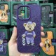 Чохол Polo Crete Leather Case Santa Barbara Bear Crete iPhone 14 Purple