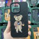 Чохол Polo Crete Leather Case Santa Barbara Bear Crete iPhone 14 Pro Black