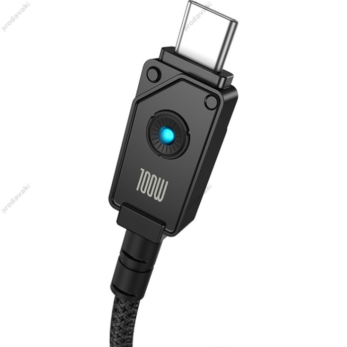 Кабель Baseus Unbreakable Series Fast Charging USB to Type-C 100W 5A 2m Black P10355801111-01