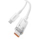 Кабель Baseus Explorer Smart Temperature Control Type-C to Type-C 100W 5A 1m White P10319703221-00