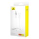 Кабель Baseus Explorer Smart Temperature Control Type-C to Type-C 100W 5A 1m White P10319703221-00