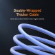 Usb кабель Baseus CoolPlay Series Fast Charging Cable USB to Lightning 2.4A 1m Blue CAKW000403