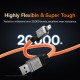 Usb кабель Baseus CoolPlay Series Fast Charging Cable USB to Lightning 2.4A 1m Orange CAKW000407
